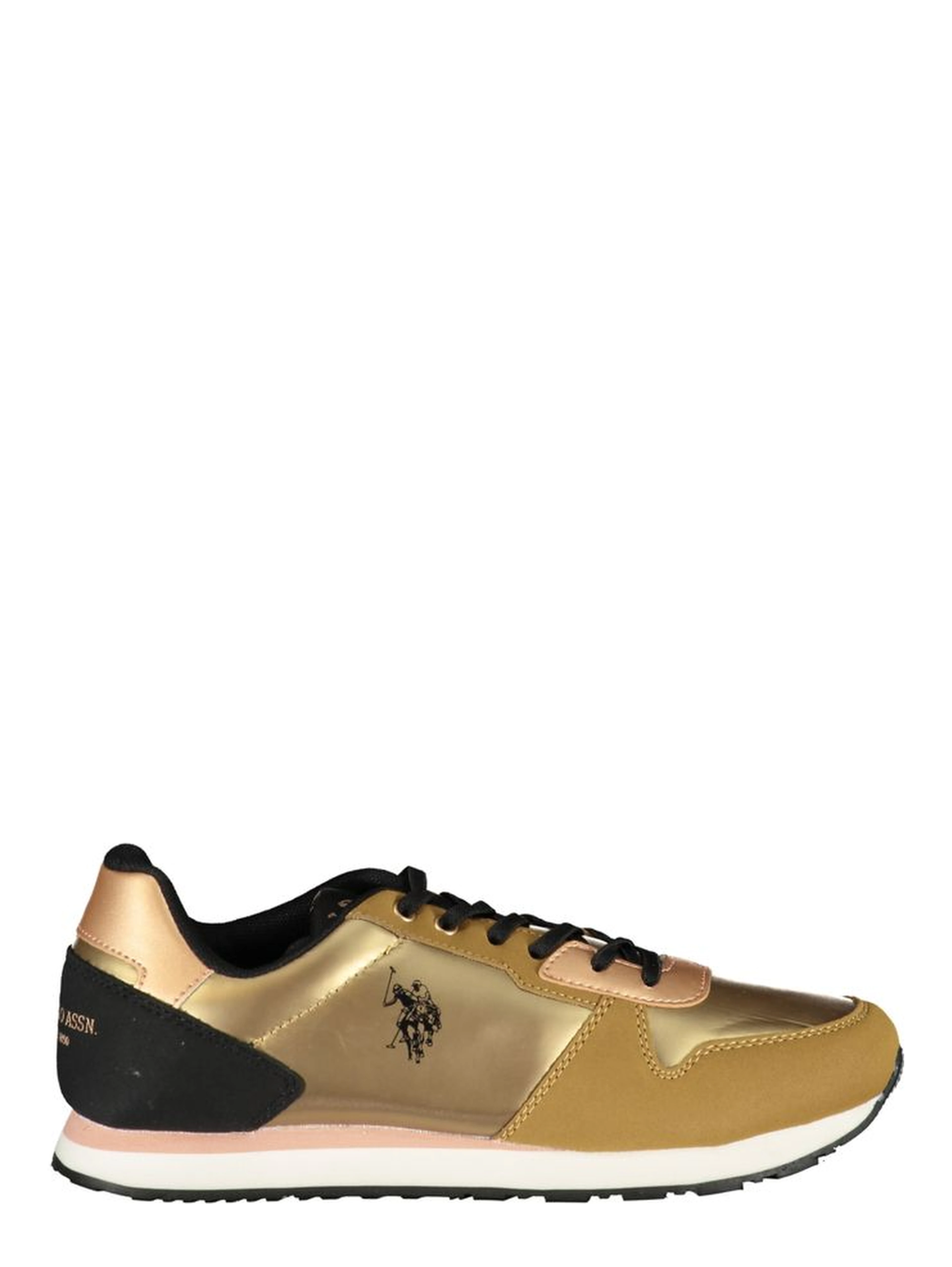 Gold Polyester Sneaker