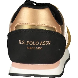 Gold Polyester Sneaker