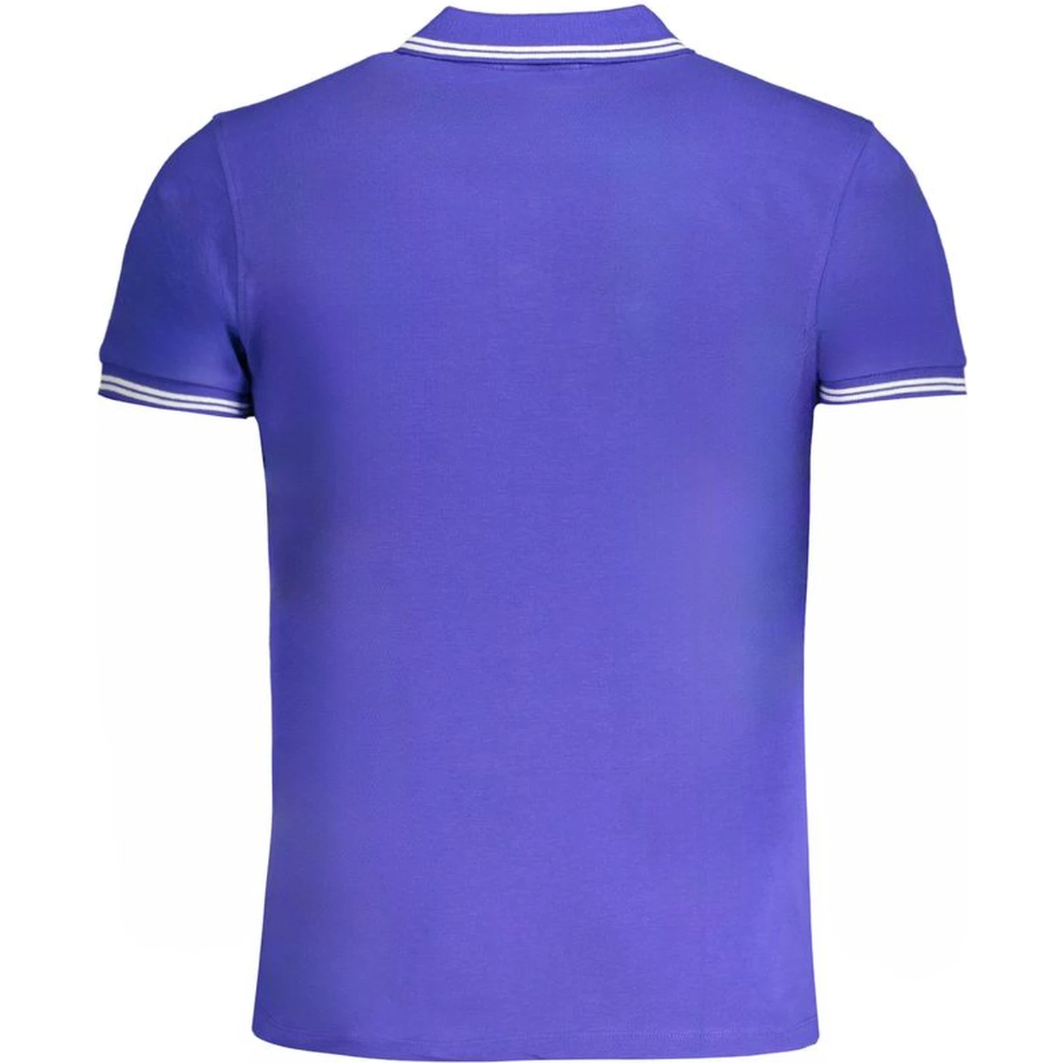 Blue Cotton Polo Shirt