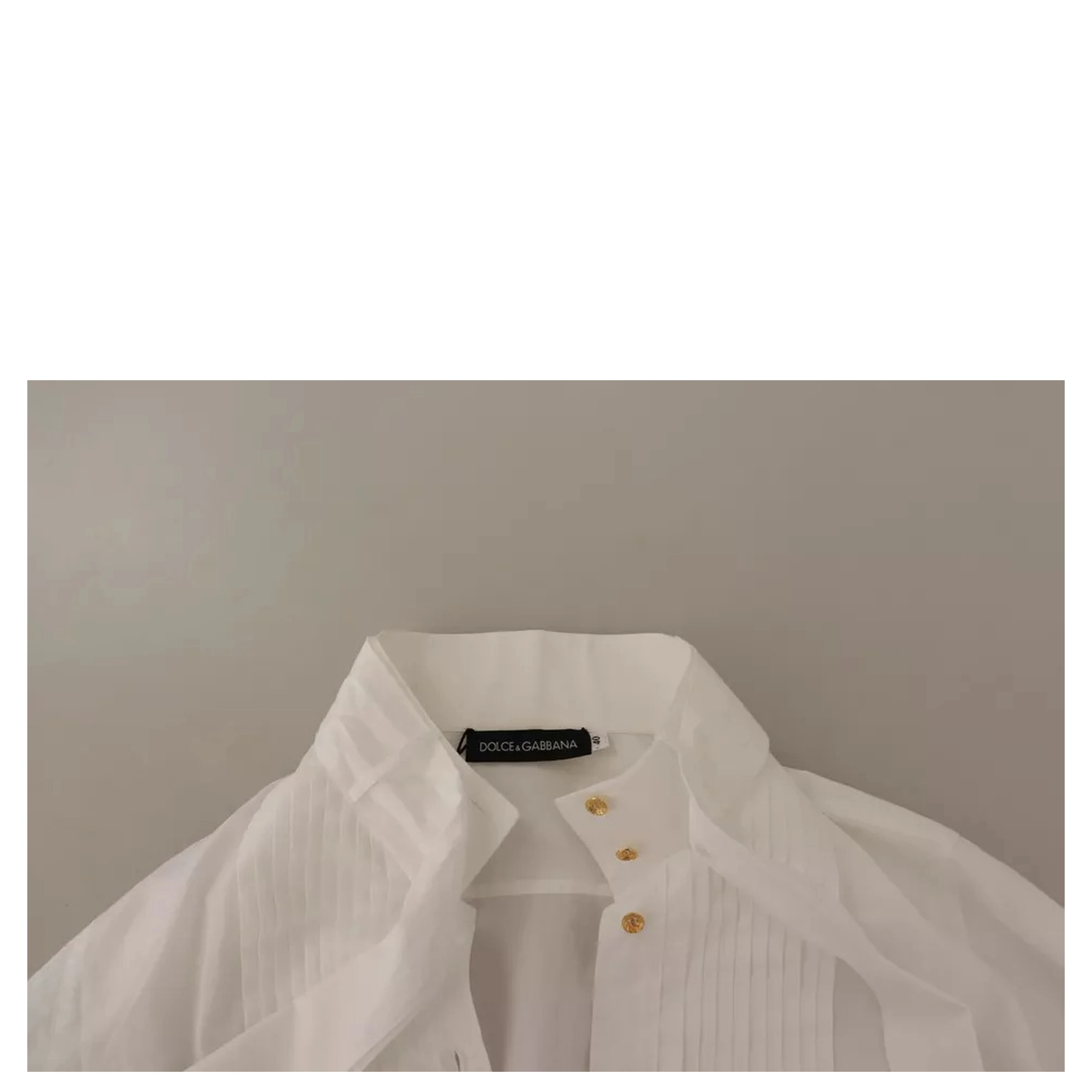 White Cotton Collared Long Sleeves Formal Shirt Top