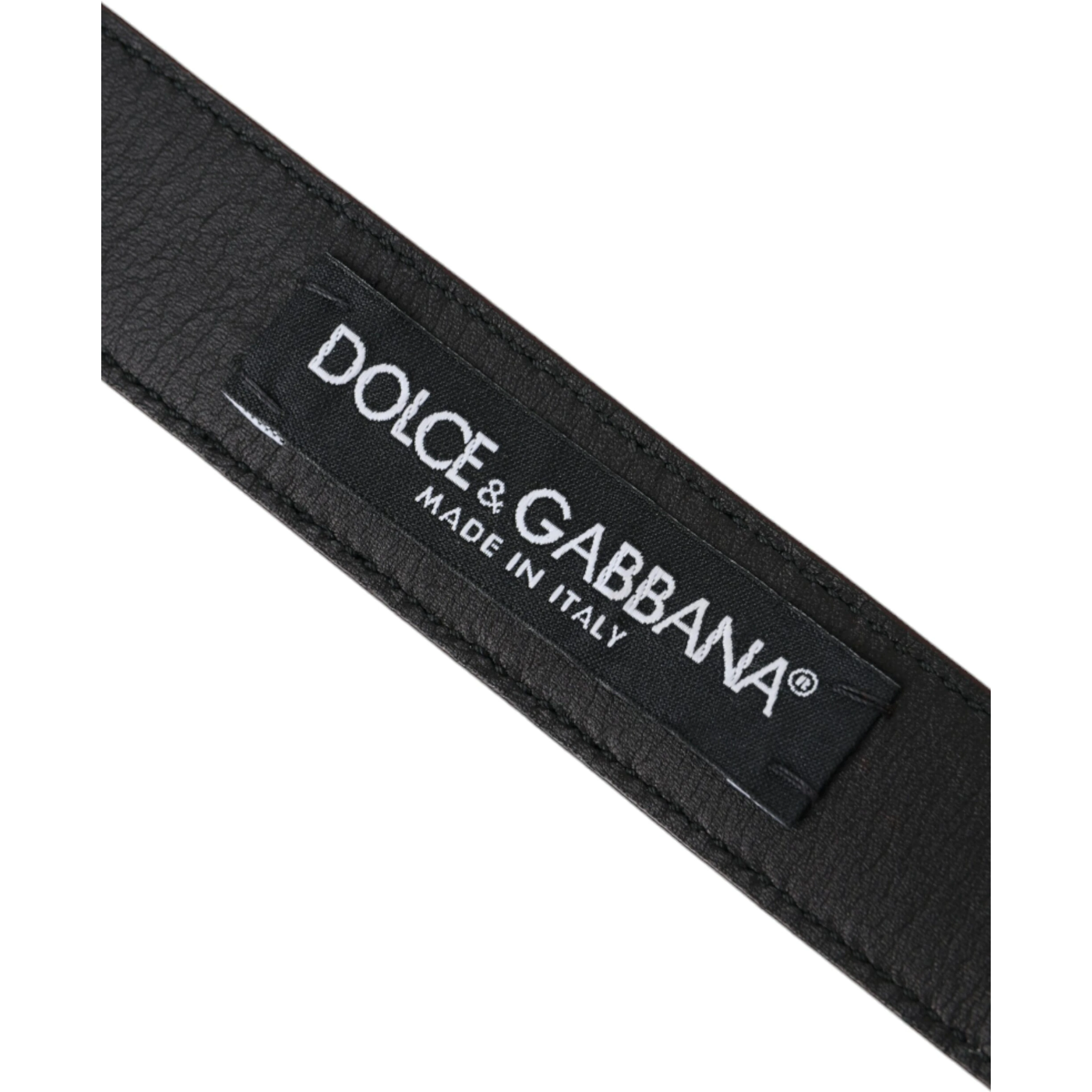 Brown Leather Silver Metal Buckle Belt Men
