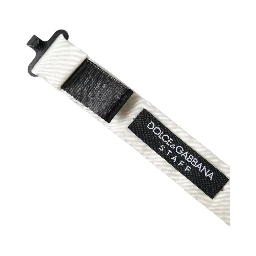 White Black Polka Dot Polyester Bow Tie Men