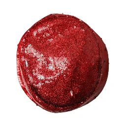 Red Sequined Nylon Bucket Hat Men