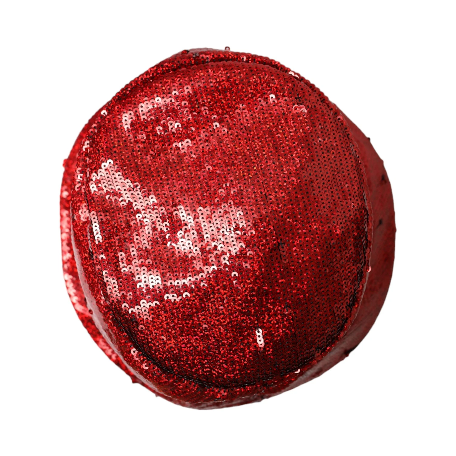 Red Sequined Nylon Bucket Hat Men