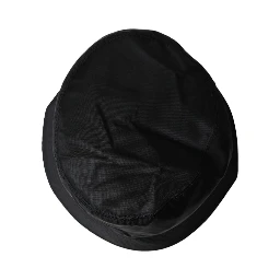 Black Wide Brim Cap Bucket Hat Men