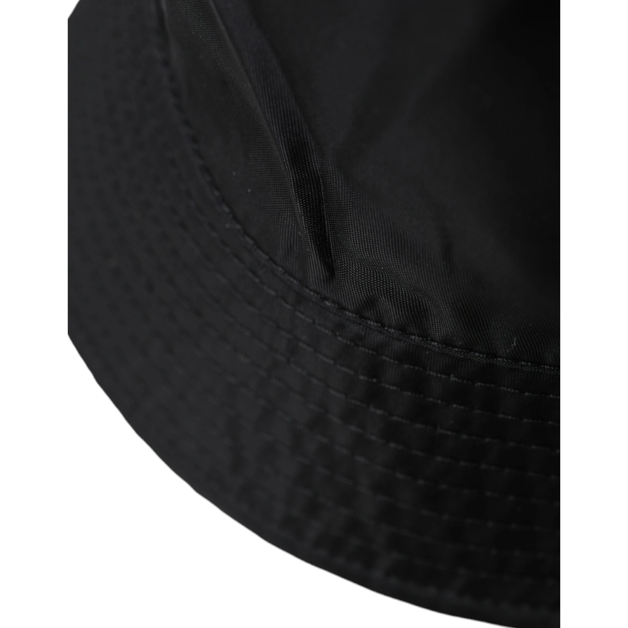 Black Wide Brim Cap Bucket Hat Men