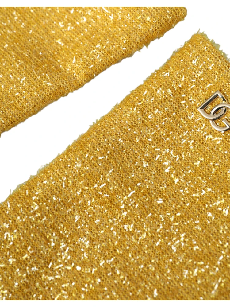 Gold Lurex Fantasia Mid Arm Length Gloves alternative