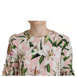 Pink Lily Viscose Sheath Knee Length Dress