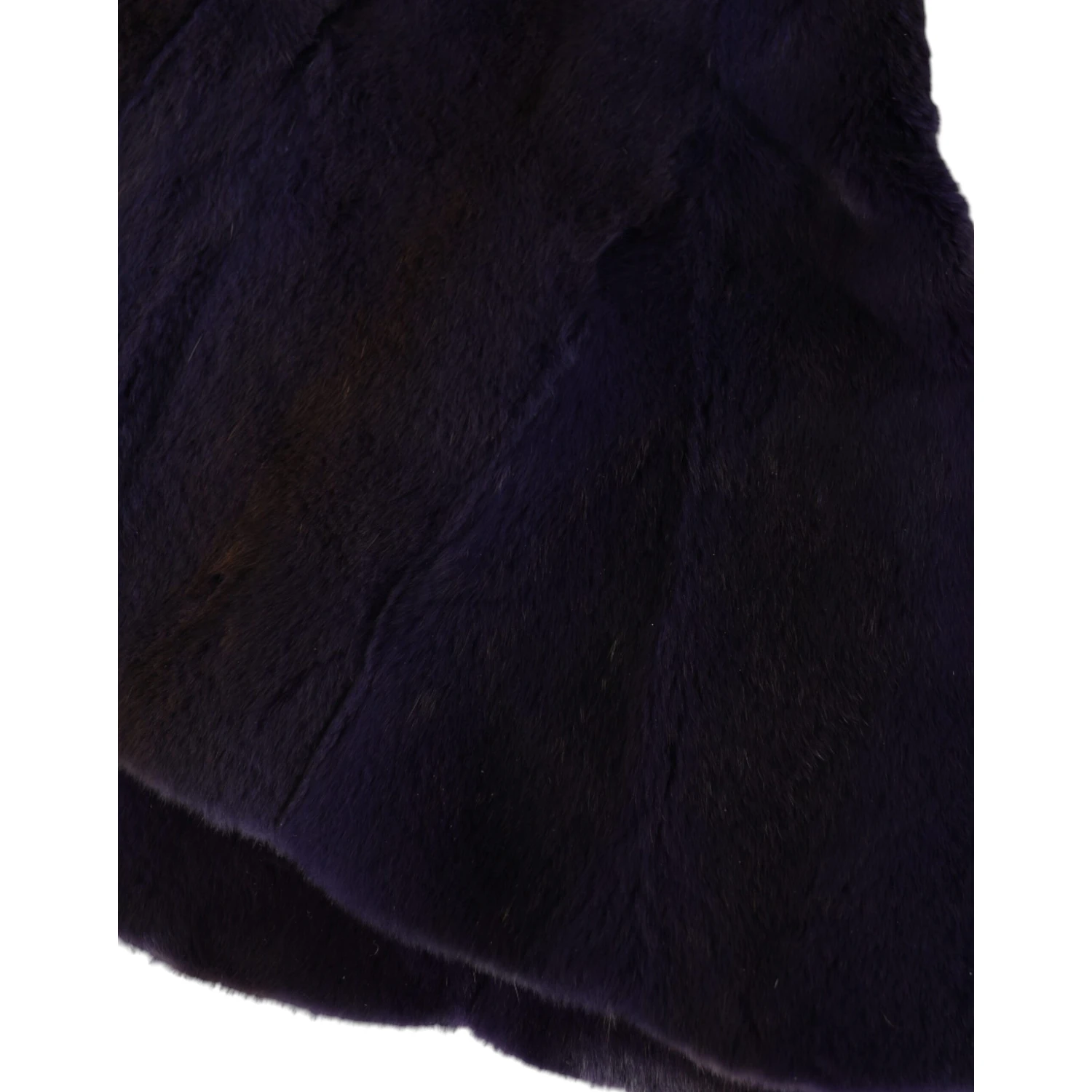Black Weasel Fur Whole Head Wrap Hat