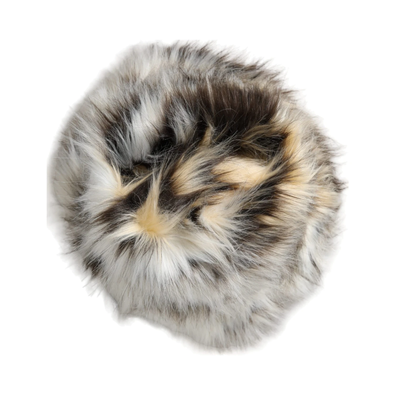 Multicolor Acrylic Fur Women Bucket Hat