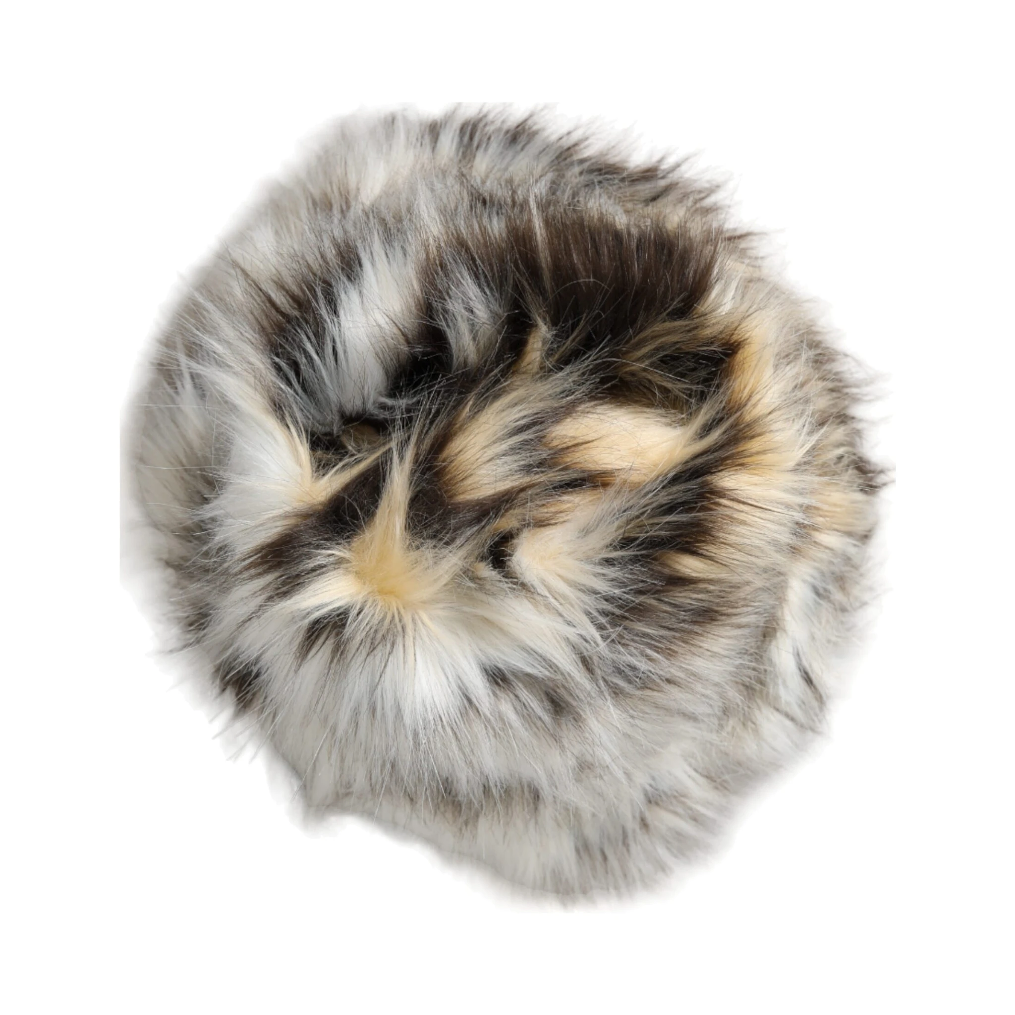 Multicolor Acrylic Fur Women Bucket Hat
