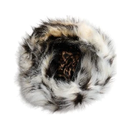 Multicolor Acrylic Fur Women Bucket Hat