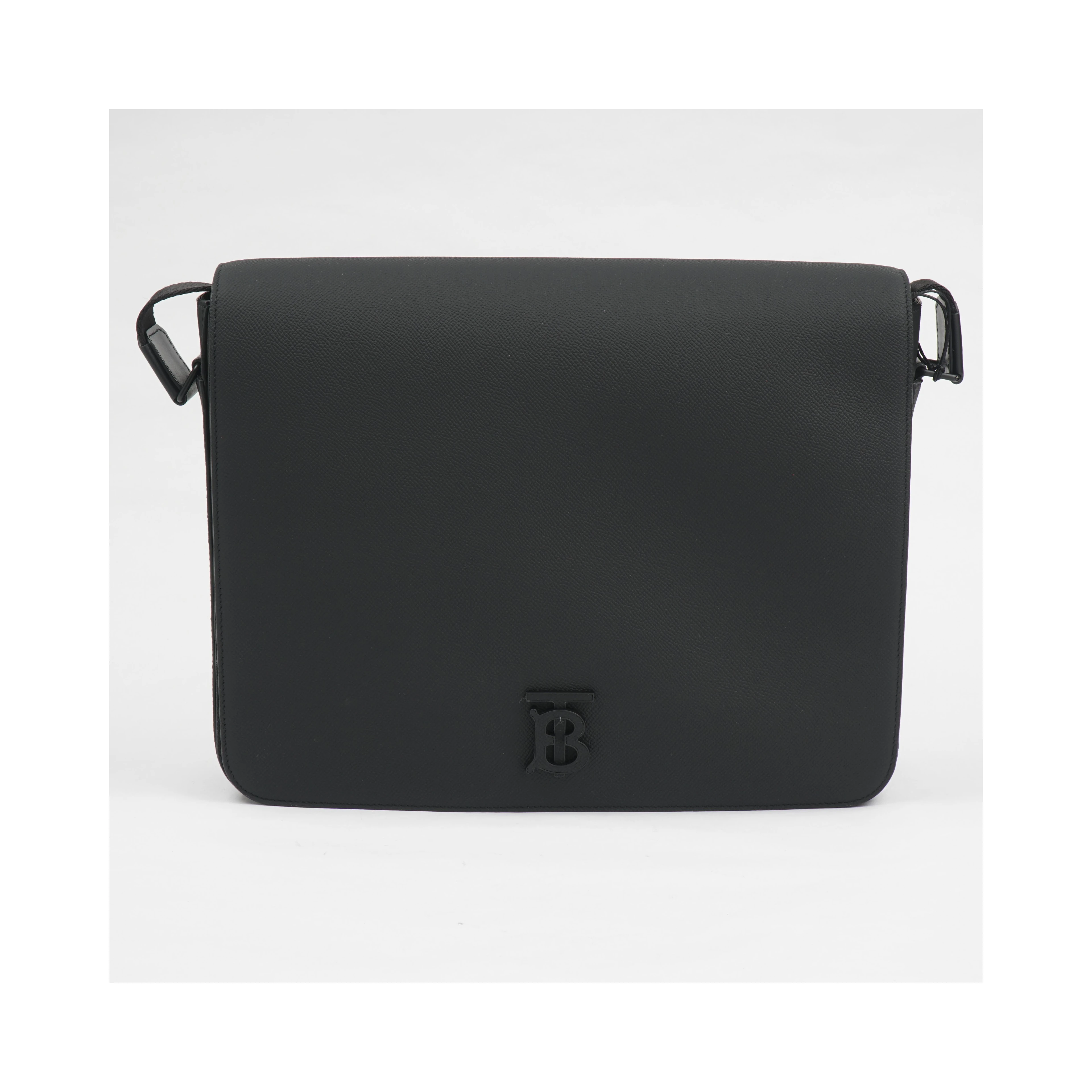 medium Alfred leather messenger bag