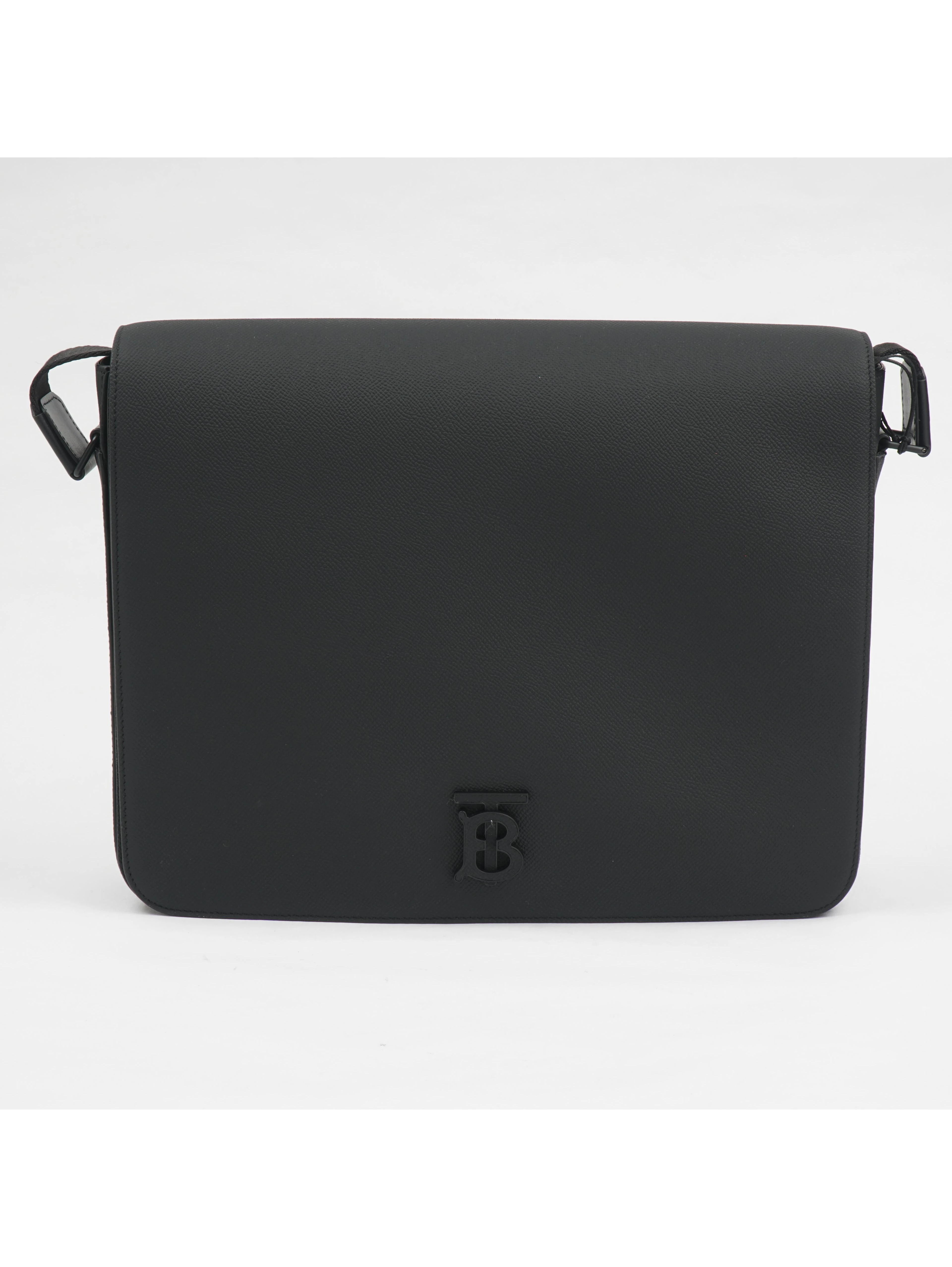 medium Alfred leather messenger bag