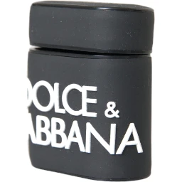 Black White Silicone Embossed Logo Airpods Case