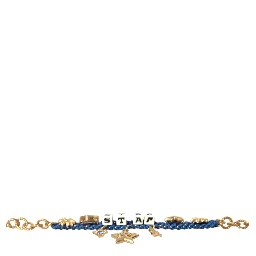 Gold Tone Brass Chain Star Fashion Bracelet