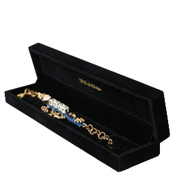 Gold Tone Brass Chain Star Fashion Bracelet