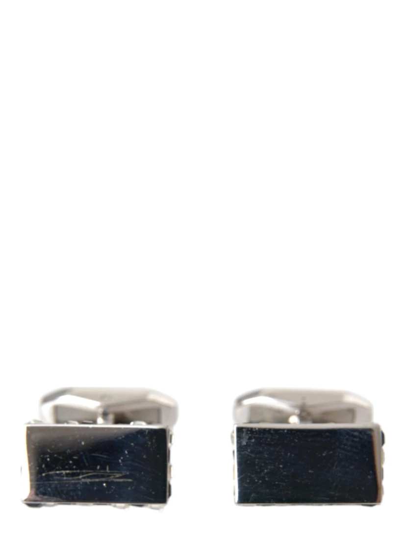 Silver Plated Metal Brass Pin Men Cufflinks