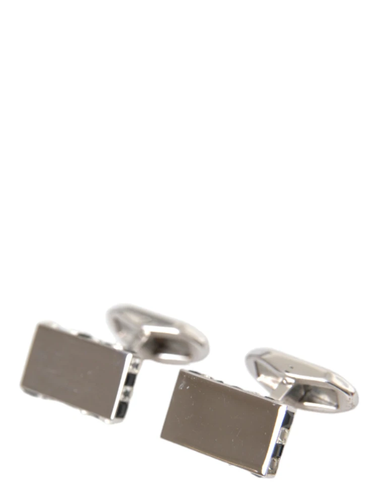 Silver Plated Metal Brass Pin Men Cufflinks alternative