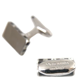 Silver Plated Metal Brass Pin Men Cufflinks