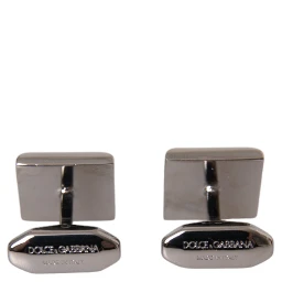 Silver Plated Brass Pin Crystal Cufflinks