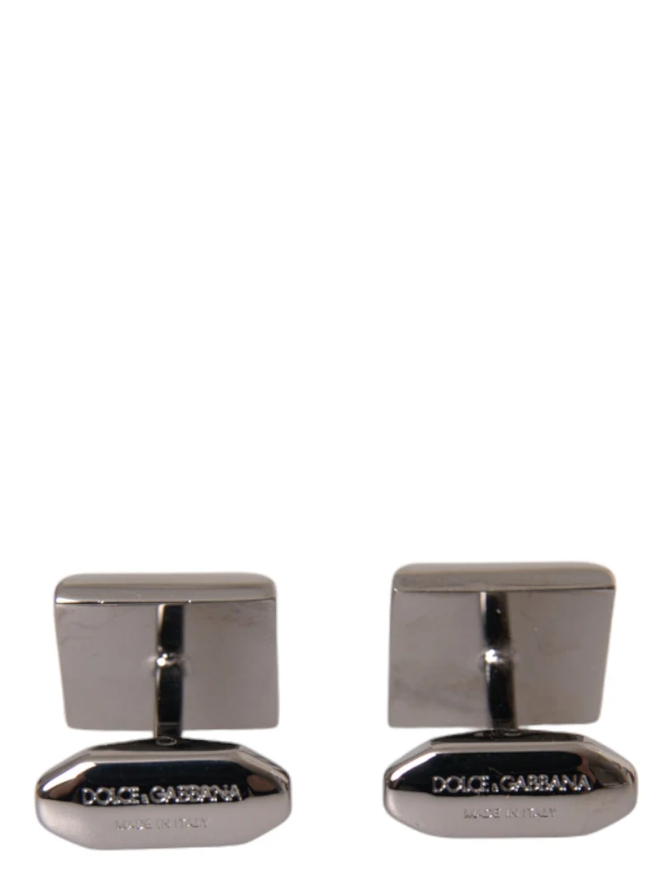 Silver Plated Brass Pin Crystal Cufflinks alternative