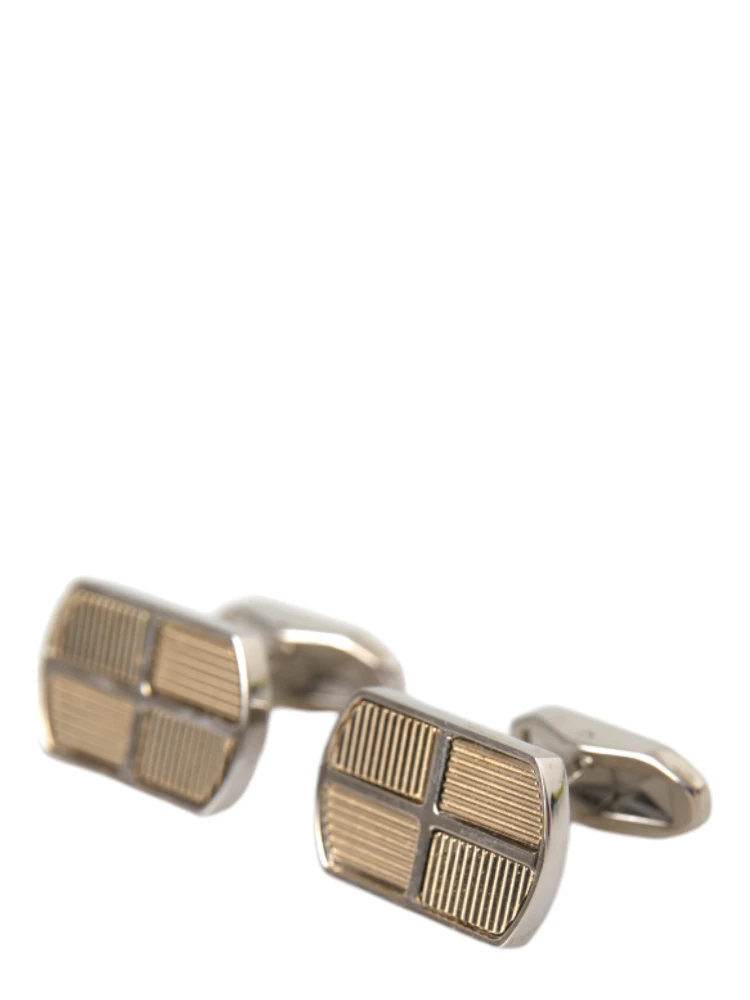 Silver Gold Plated Metal Brass Pin Cufflinks alternative