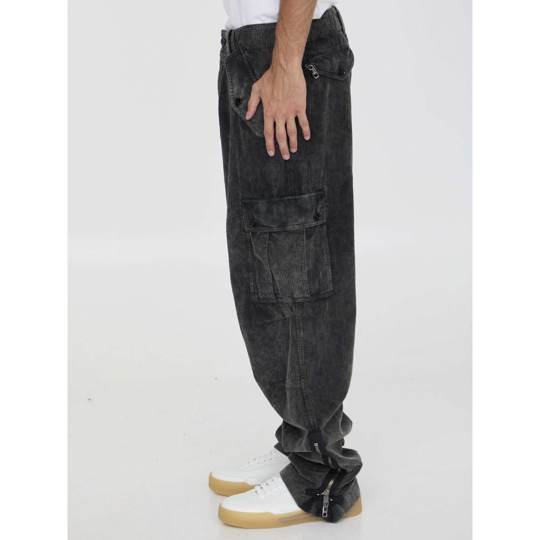 Black combat pants