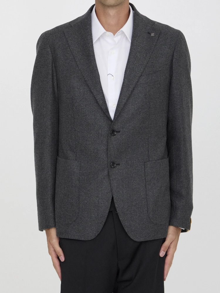 Wool and cashmere jacket