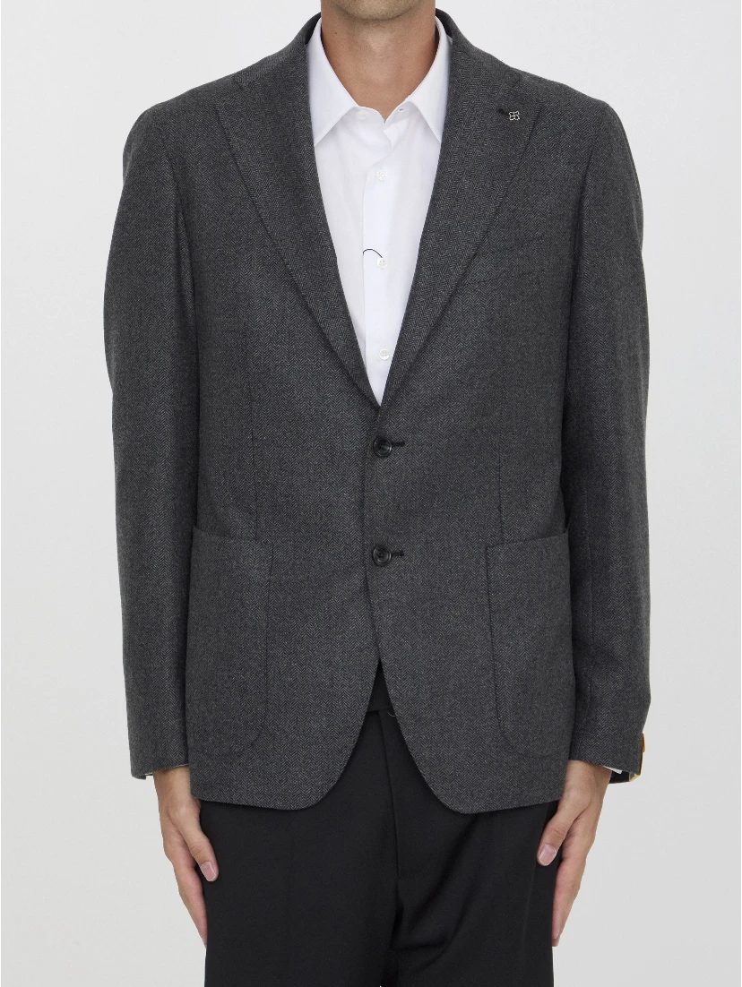 Wool and cashmere jacket