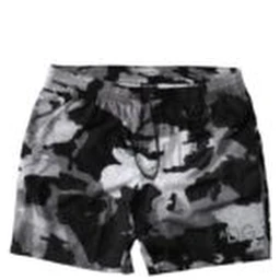 Multicolor Camouflage DG Logo Beachwear Shorts Swimwear