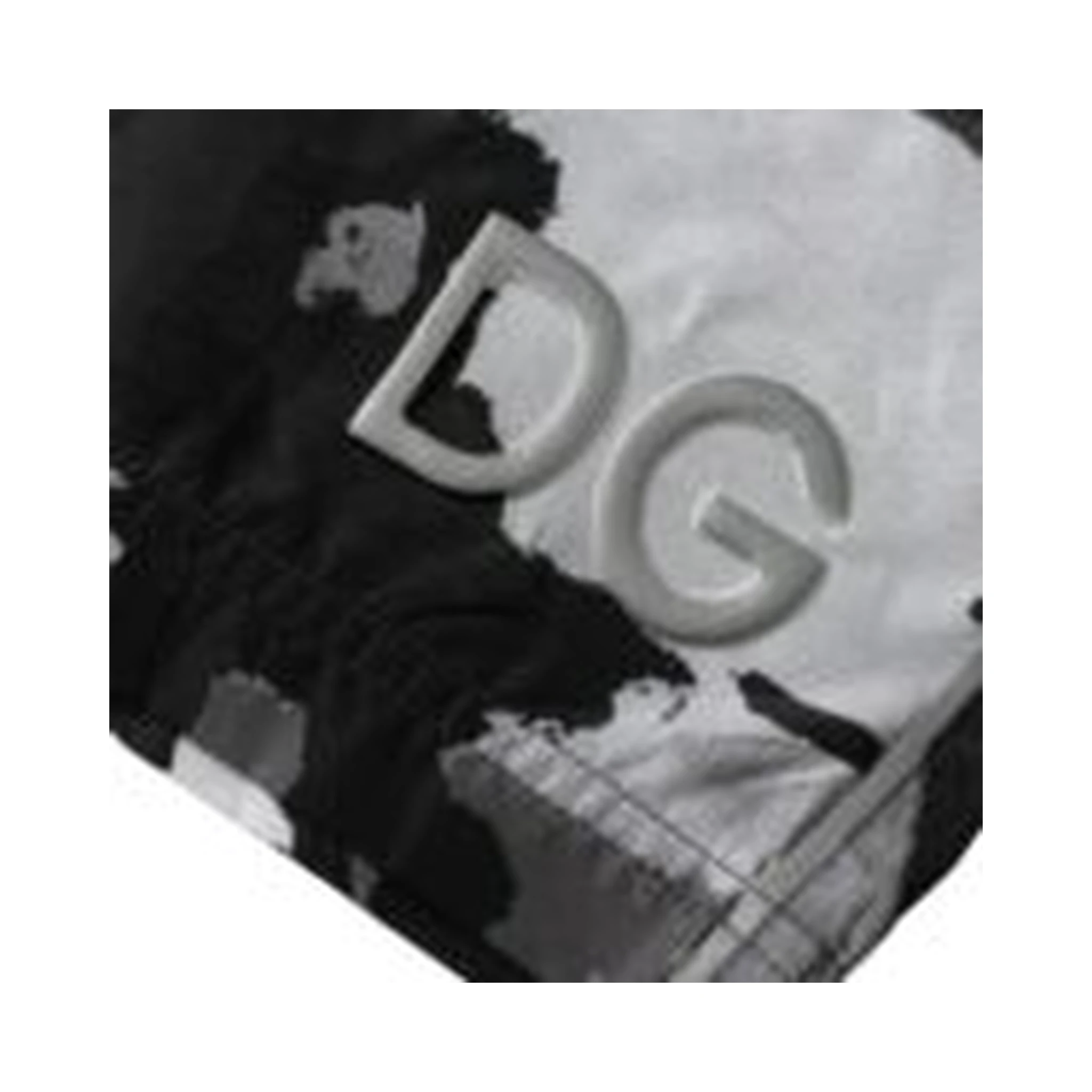 Multicolor Camouflage DG Logo Beachwear Shorts Swimwear
