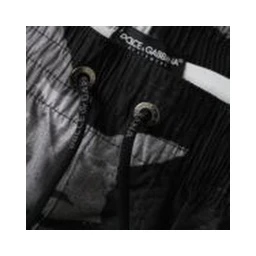 Multicolor Camouflage DG Logo Beachwear Shorts Swimwear