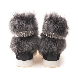 Black Neoprene Chunky Sneakers