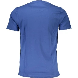 تيشيرت قطني أزرق