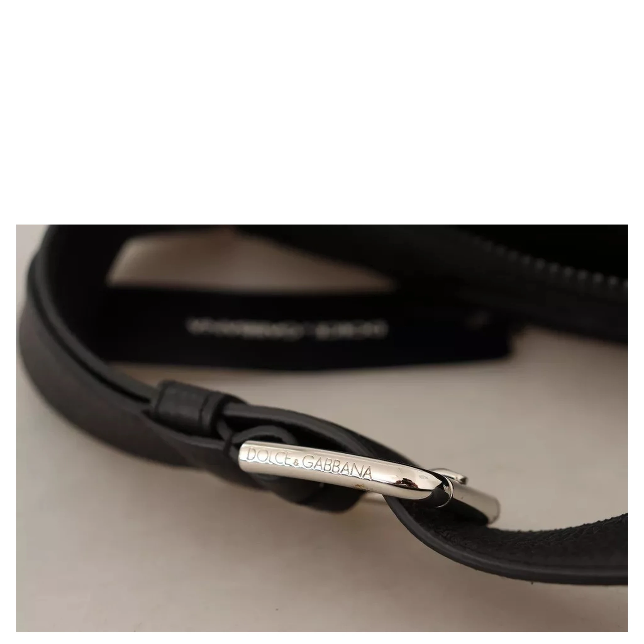 Black Nylon Leather DG Logo Patch Messenger Cross Body Bag