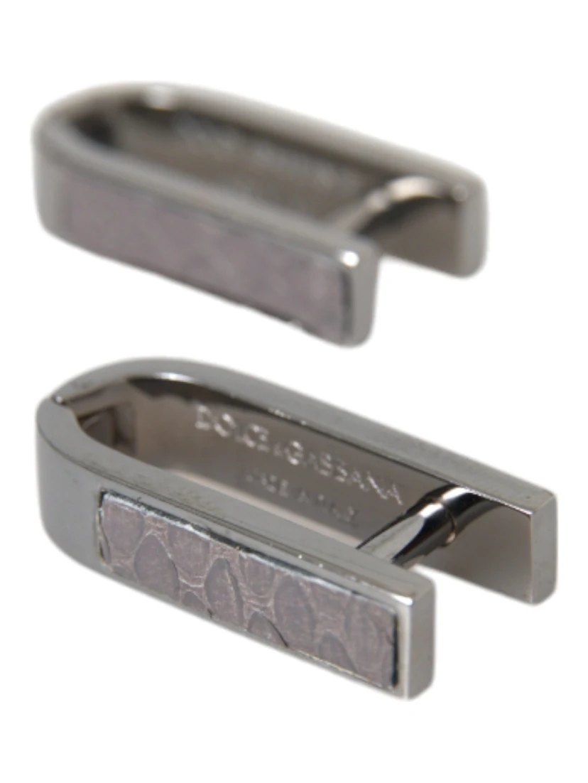 Silver Plated Metal Brass Pin Men Cufflinks