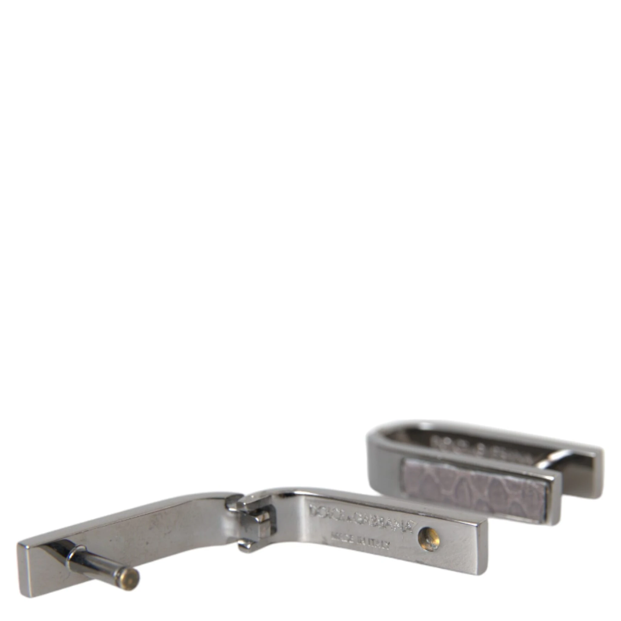 Silver Plated Metal Brass Pin Men Cufflinks