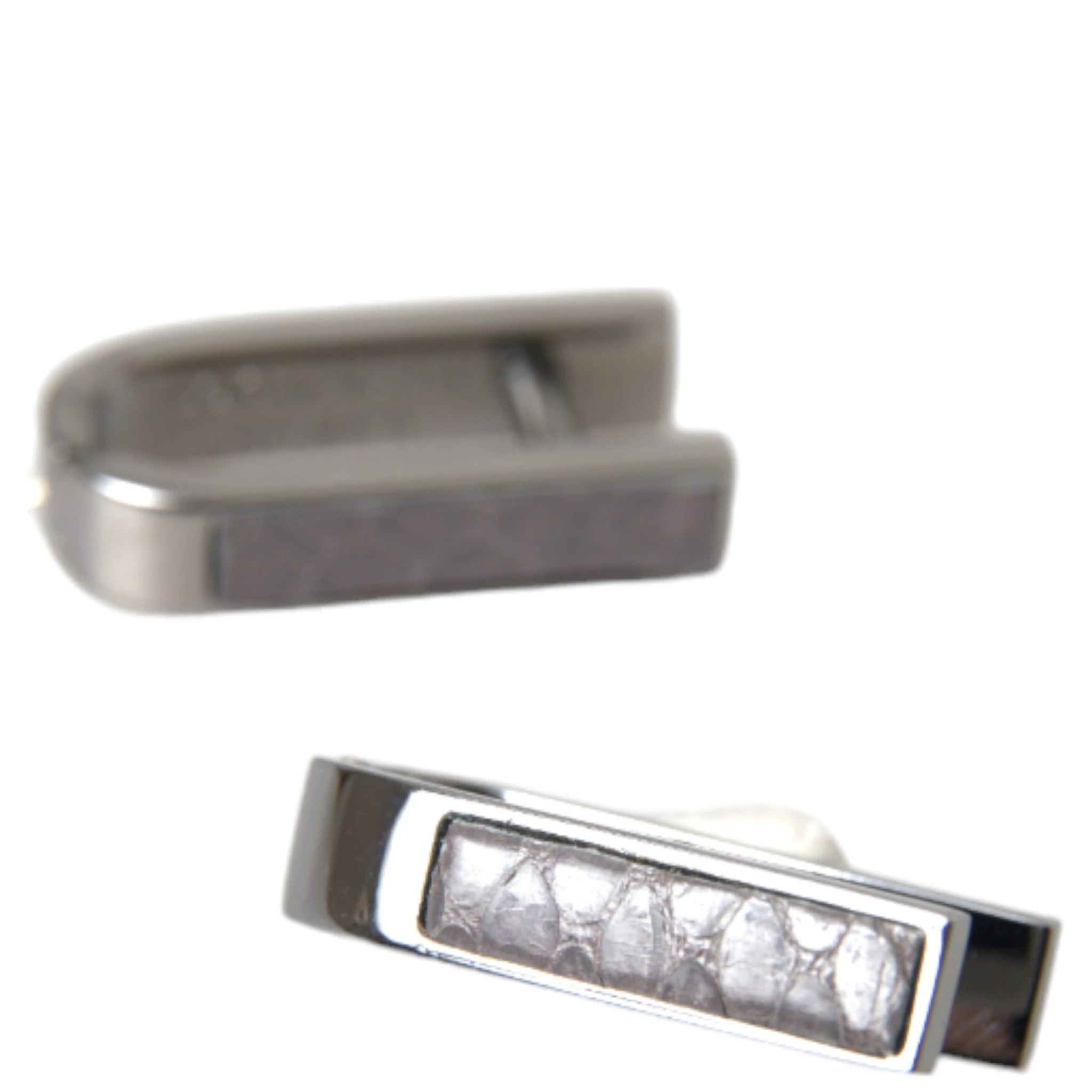 Silver Plated Metal Brass Pin Men Cufflinks