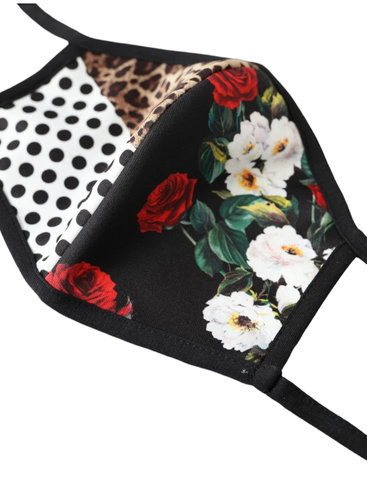 Multicolor Leopard Floral Elastic Ear Strap Face Mask alternative