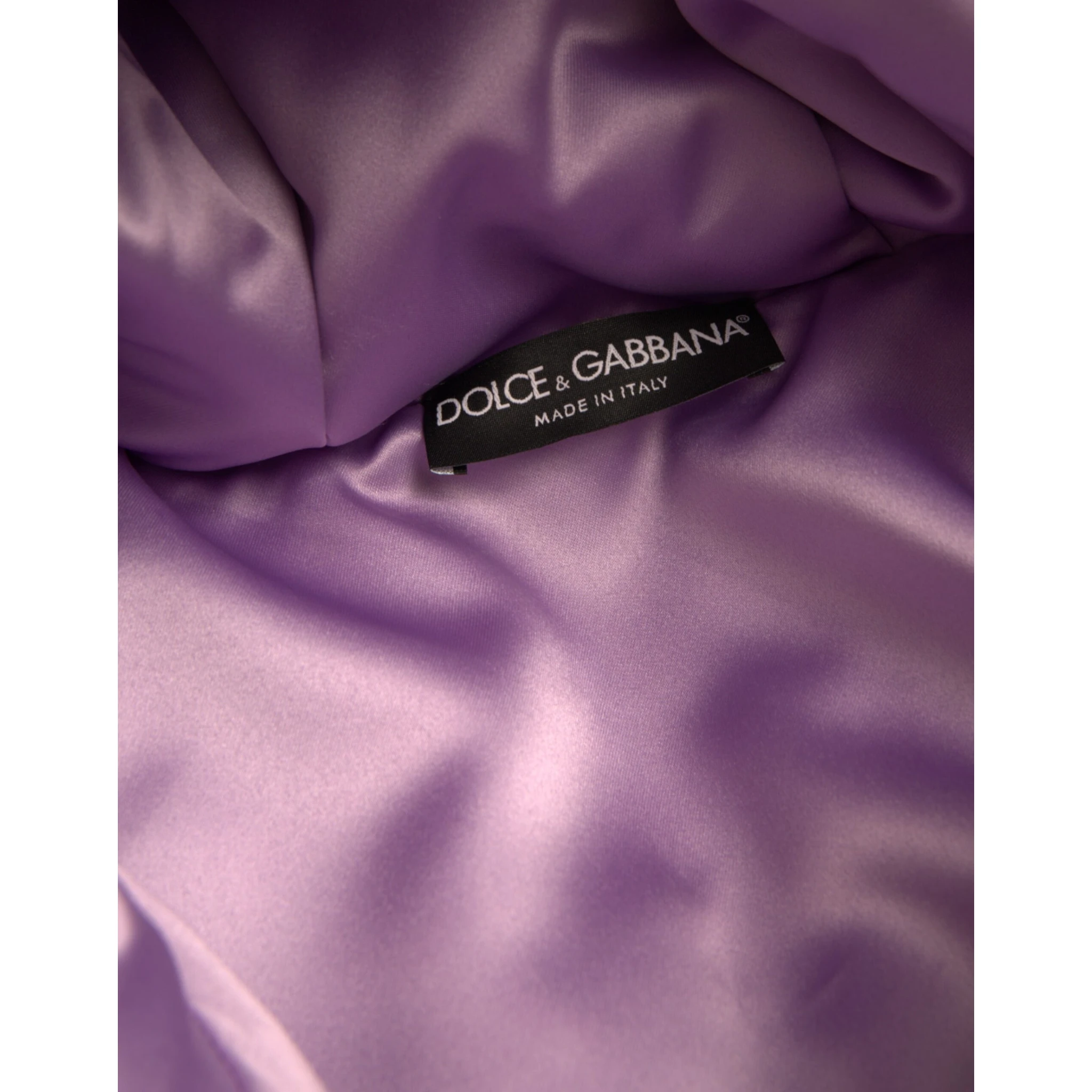 Multicolor Heart Logo Hooded Puffer Jacket