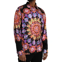 Multicolor Luminarie Silk Men Casual Shirt