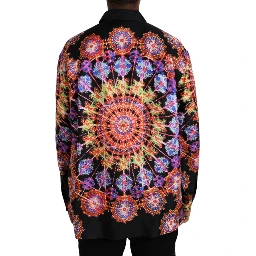 Multicolor Luminarie Silk Men Casual Shirt