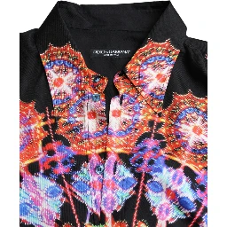 Multicolor Luminarie Silk Men Casual Shirt