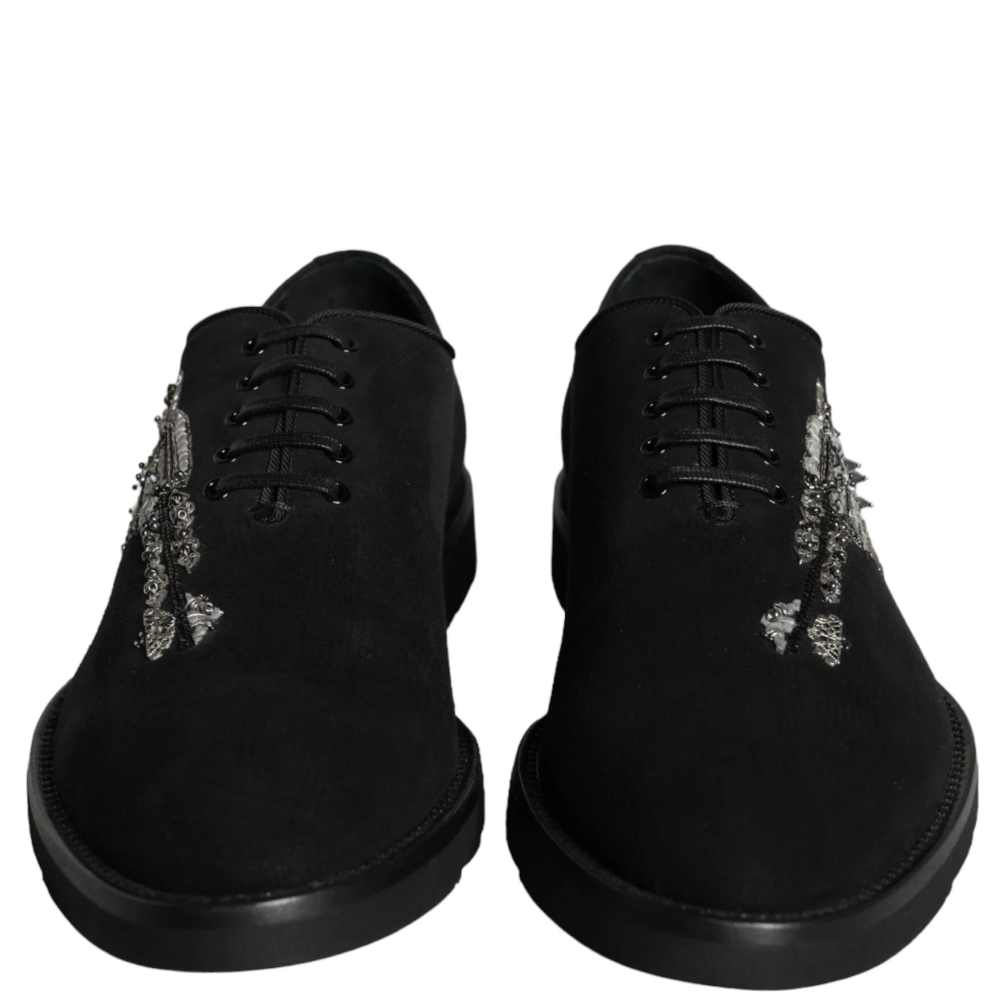 Black Suede Sicilia Lace Up Formal Shoes