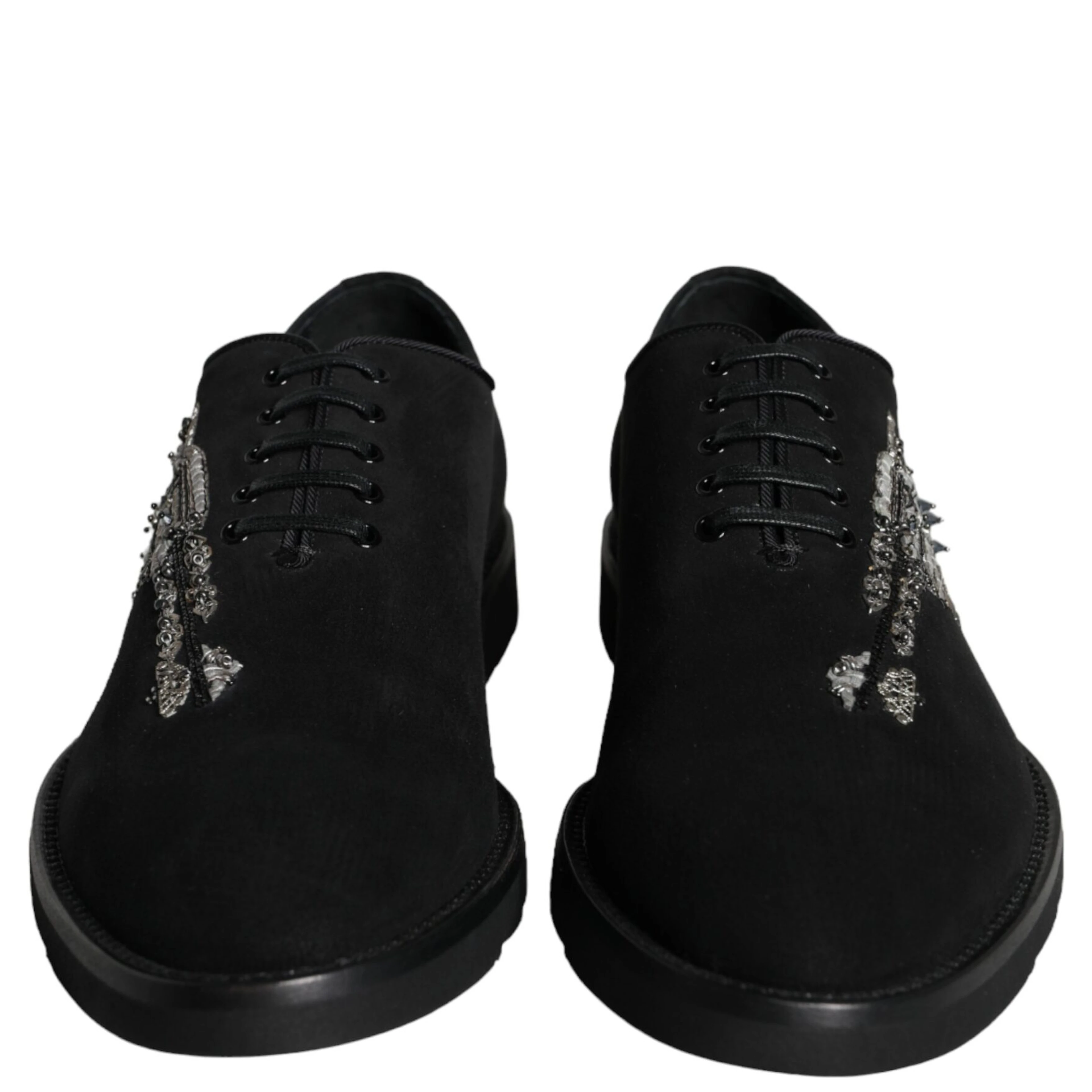 Black Suede Sicilia Lace Up Formal Shoes