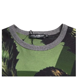 Green Gorilla Cotton Short Sleeves T-shirt