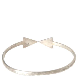 Arrow Crystal 925 Silver Bangle Bracelet Women