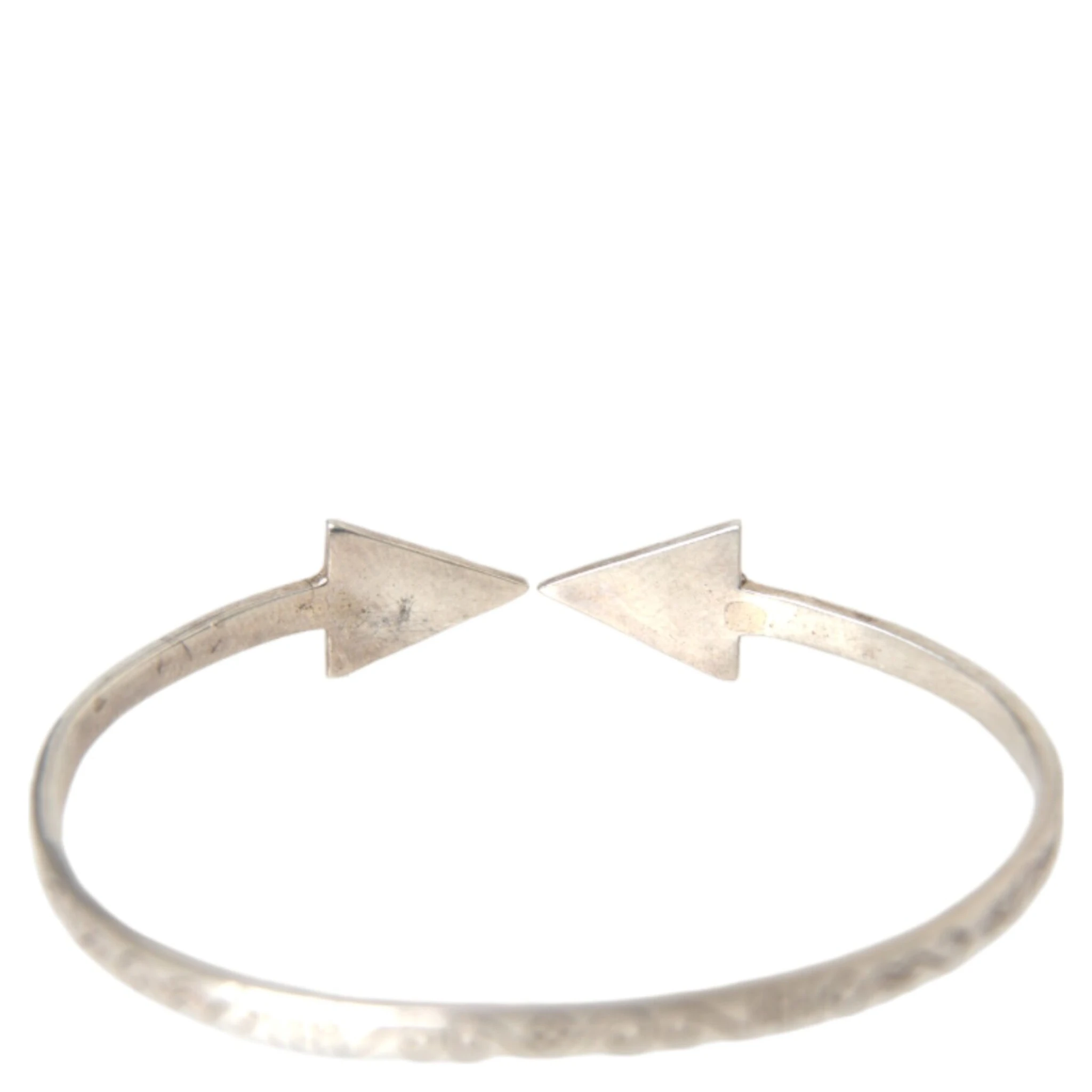 Arrow Crystal 925 Silver Bangle Bracelet Women