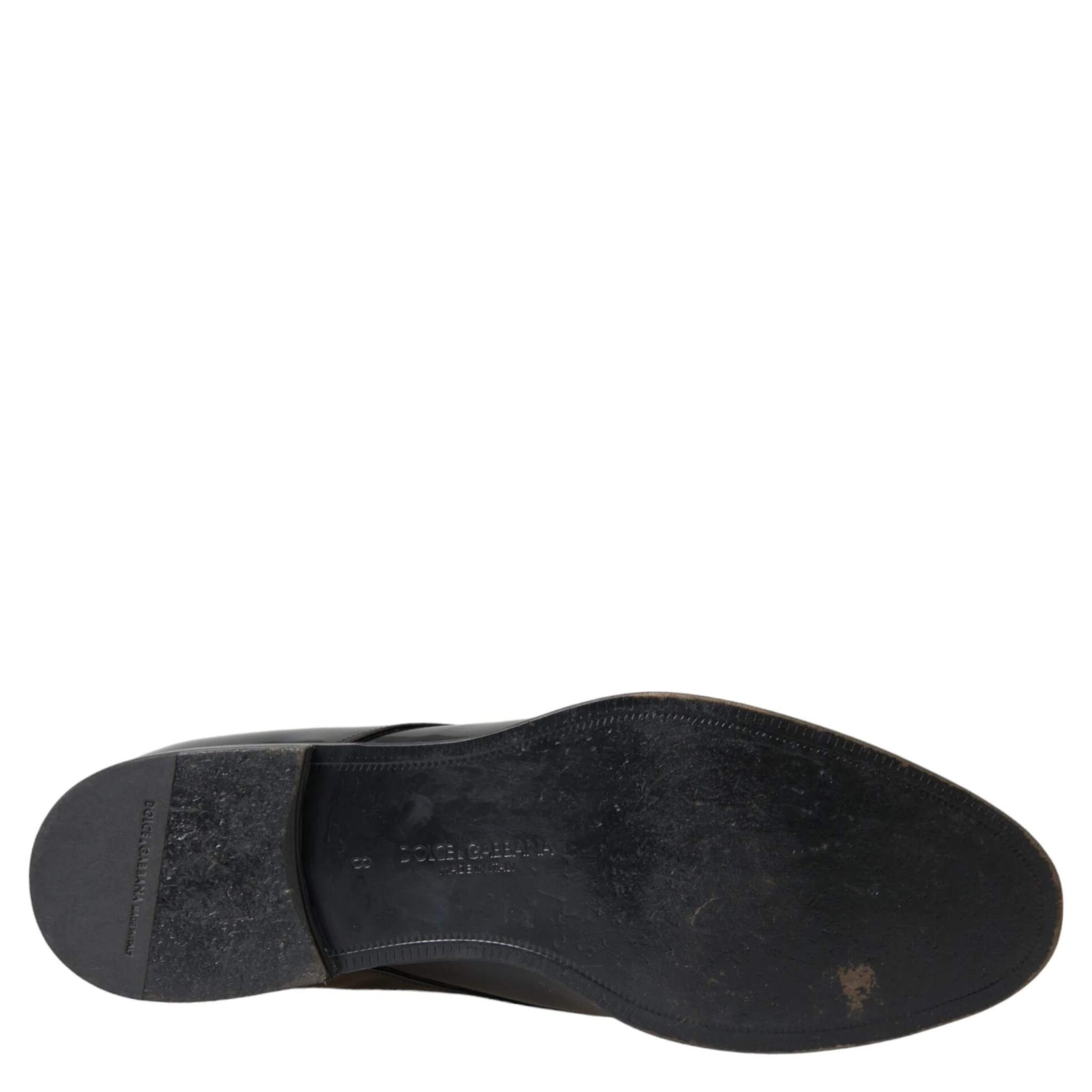 Black Patent Leather Derby Formal Dress Shoes